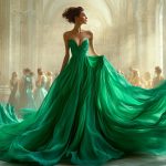 Élégance et raffinement avec les robes longues vert émeraude