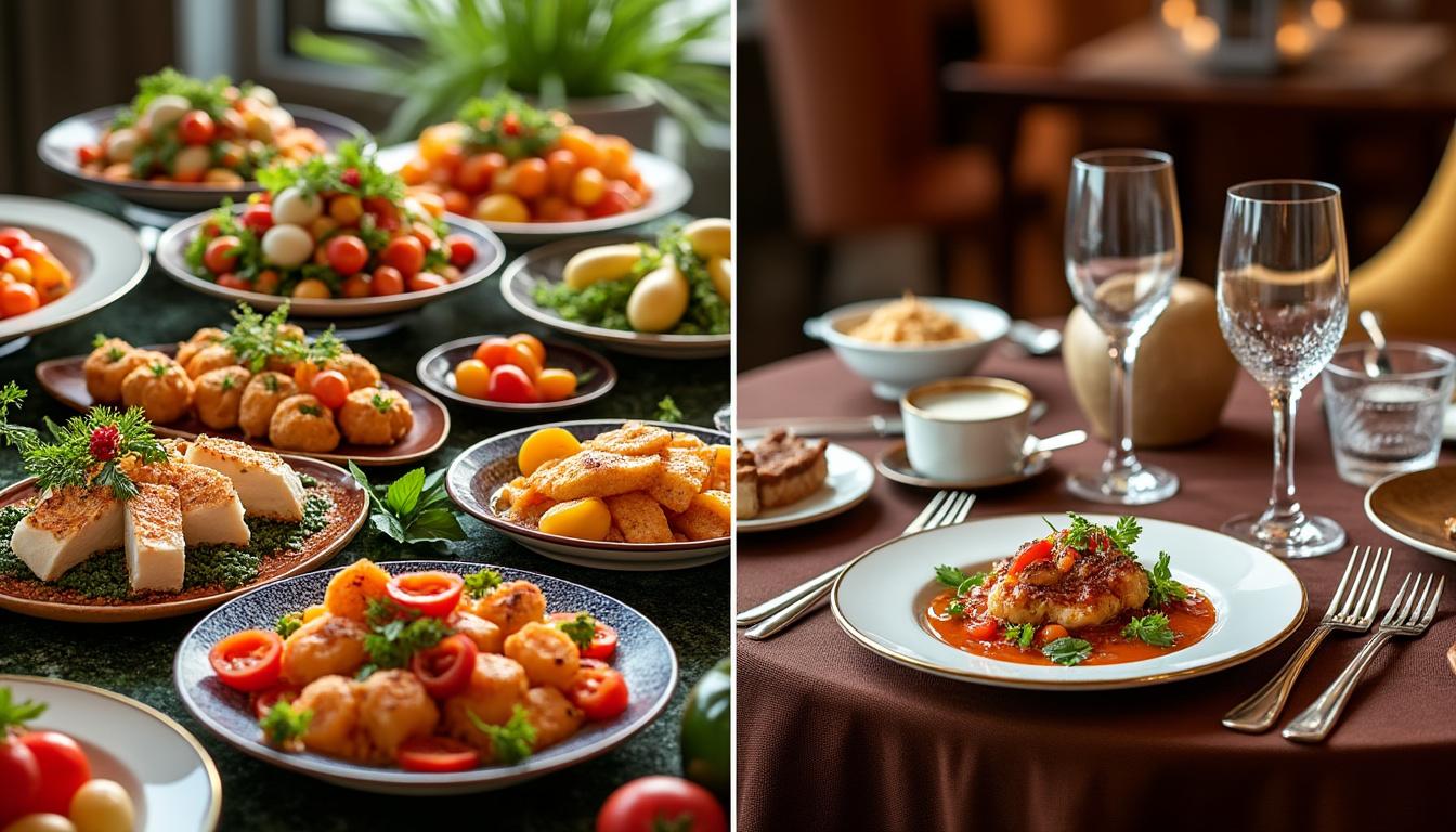 Buffet ou service à table : faites le bon choix pour votre réception