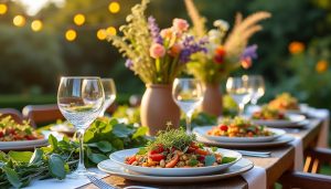 découvrez nos menus végétariens et véganes spécialement conçus pour votre mariage, alliant saveurs raffinées et options saines pour célébrer ce jour unique.