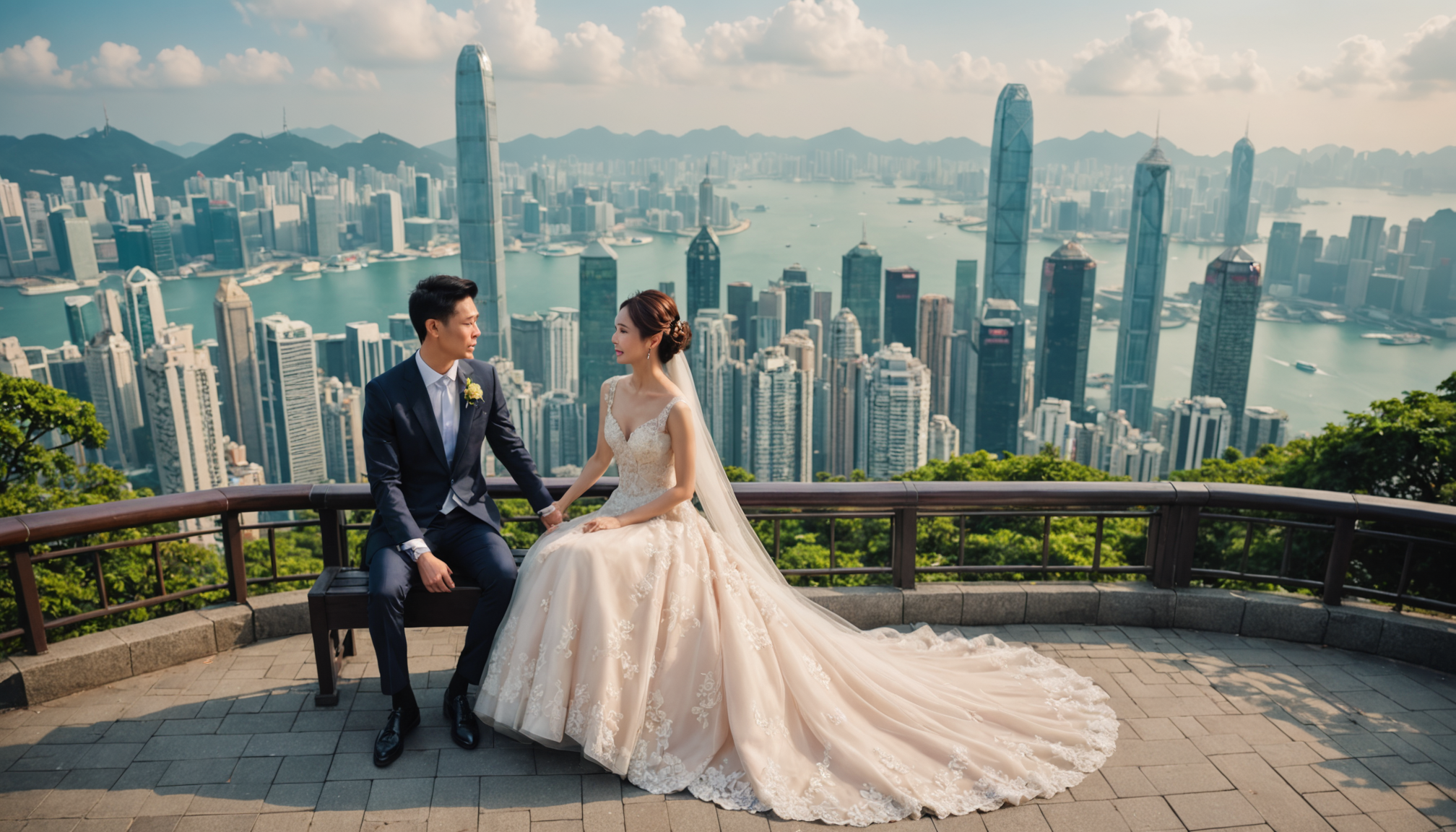 découvrez les lieux romantiques et les panoramas spectaculaires de hong kong pour vos séances photo de mariage, alliant charme urbain et paysages à couper le souffle.