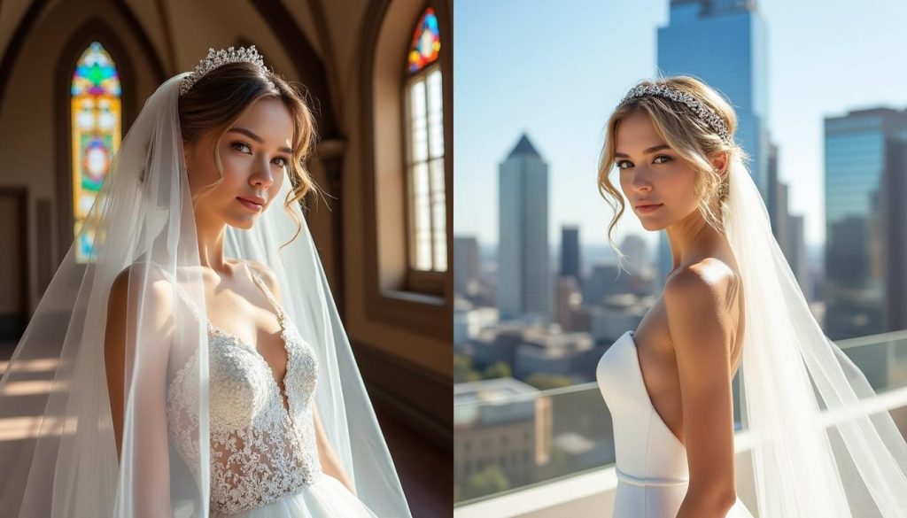 découvrez le retour en vogue du voile de mariée et explorez son style : un classique intemporel ou une touche moderne pour votre grande journée.