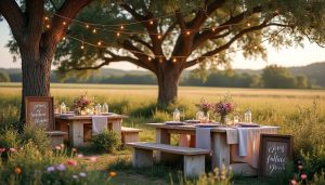 découvrez des idées de décoration naturelle pour un mariage champêtre réussi, alliant charme rustique et élégance bucolique pour une célébration inoubliable.