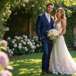découvrez nos conseils pour assortir harmonieusement la tenue du marié à celle de la mariée et créer un look de mariage parfaitement coordonné.